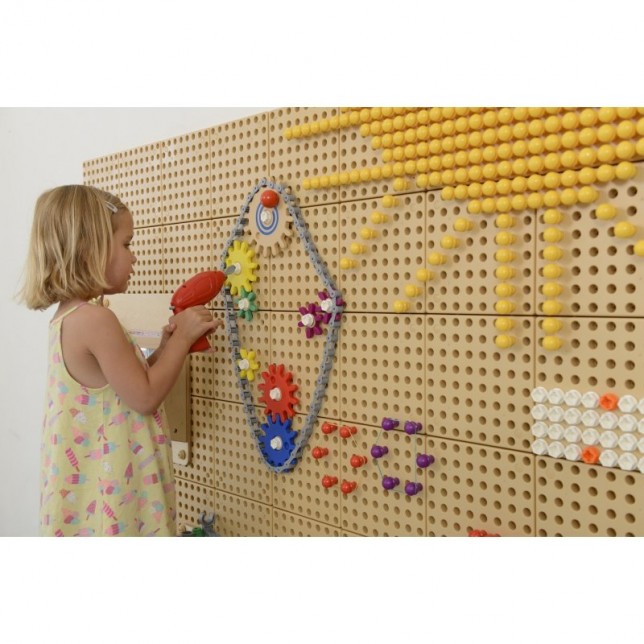 MASTERKIDZ sieninė lenta ''Pasigamink savo mechanizmą''