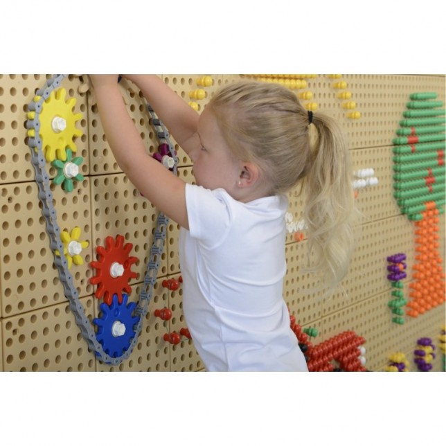 MASTERKIDZ sieninė lenta ''Pasigamink savo mechanizmą''