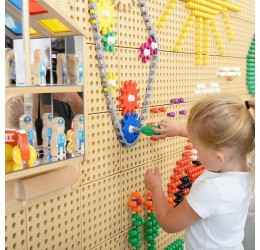 MASTERKIDZ sieninė lenta ''Pasigamink savo mechanizmą''