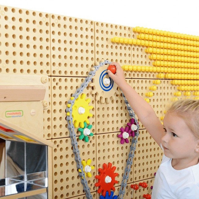 MASTERKIDZ sieninė lenta ''Pasigamink savo mechanizmą''