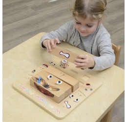 MASTERKIDZ medinė, edukacinė lenta ''Emocijos''