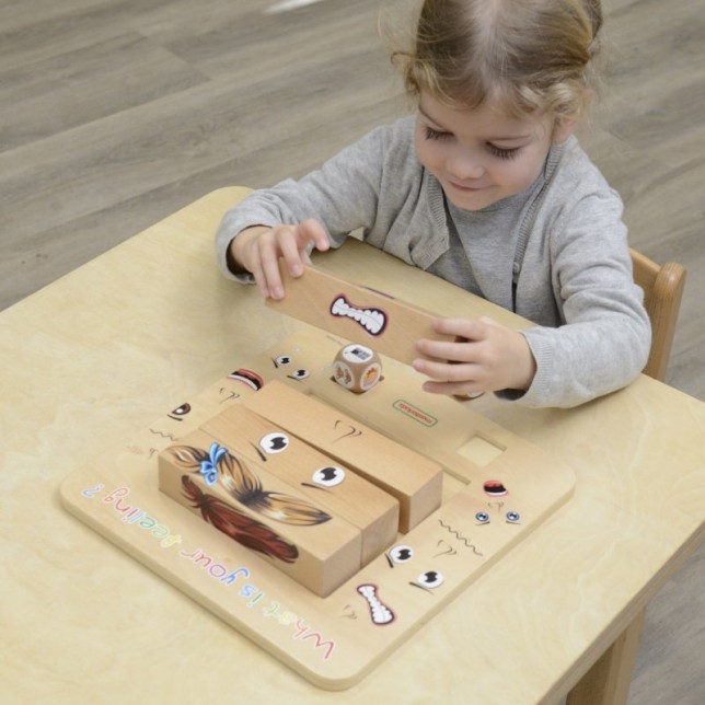 MASTERKIDZ medinė, edukacinė lenta ''Emocijos''