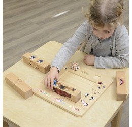 MASTERKIDZ medinė, edukacinė lenta ''Emocijos''