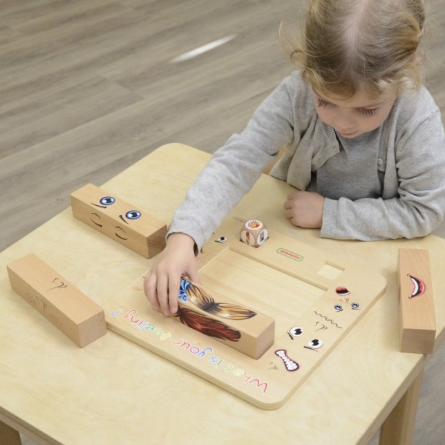 MASTERKIDZ medinė, edukacinė lenta ''Emocijos''