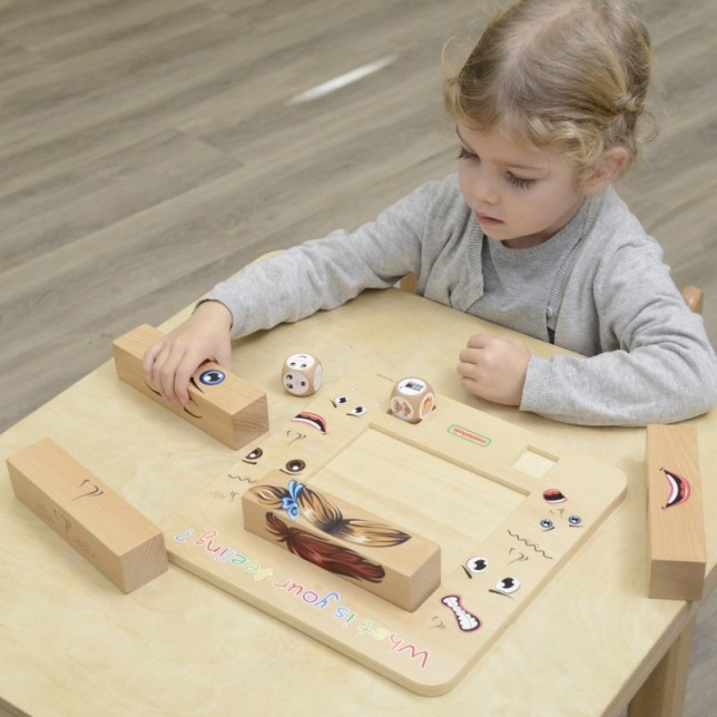 MASTERKIDZ medinė, edukacinė lenta ''Emocijos''