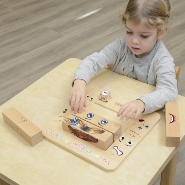 MASTERKIDZ medinė, edukacinė lenta ''Emocijos''