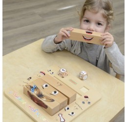 MASTERKIDZ medinė, edukacinė lenta ''Emocijos''