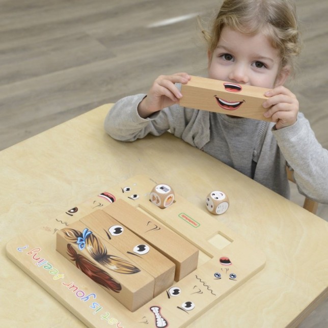 MASTERKIDZ medinė, edukacinė lenta ''Emocijos''