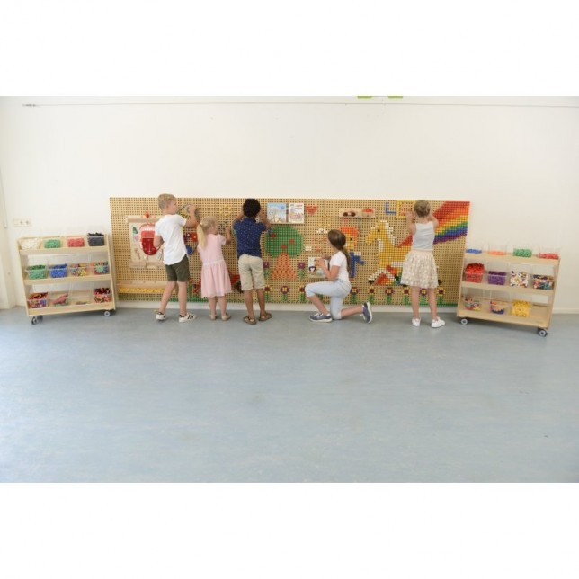 Masterkidz 2 dalių kūrybinė lenta 80x120cm.