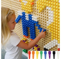 Masterkidz kūrybinei lentai skirti smegtukai, 512vnt., 8 spalvos
