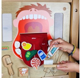 Masterkidz edukacinė lenta ''Burnos higiena''