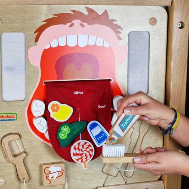 Masterkidz edukacinė lenta ''Burnos higiena''