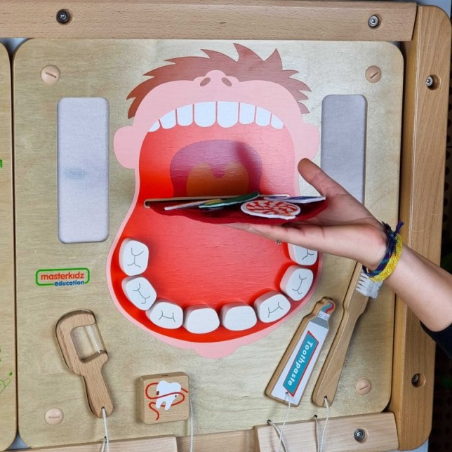 Masterkidz edukacinė lenta ''Burnos higiena''