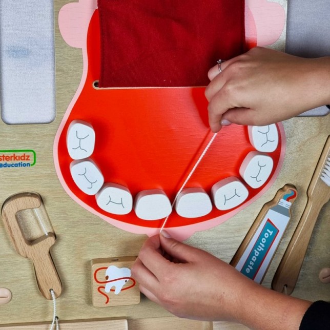Masterkidz edukacinė lenta ''Burnos higiena''