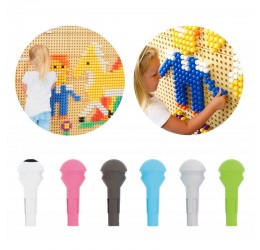 MASTERKIDZ kūrybinės lentos smeigtukai 512 vnt. 6 spalvos