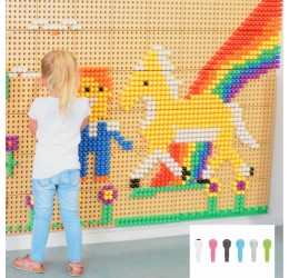 MASTERKIDZ kūrybinės lentos smeigtukai 512 vnt. 6 spalvos