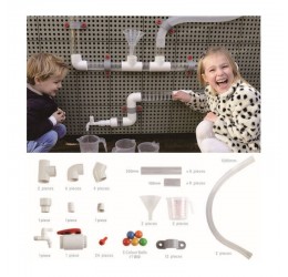 MASTERKIDZ kūrybinei lentai skirta vamzdžių sistema 80 vnt.