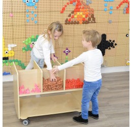 MASTERKIDZ kūrybinei lentai skirti smeigtukai ''Formos'' 64 vnt.