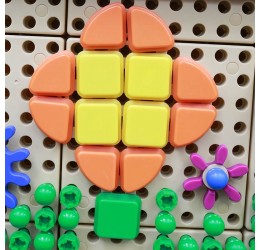 MASTERKIDZ kūrybinei lentai skirti smeigtukai ''Formos'' 64 vnt.