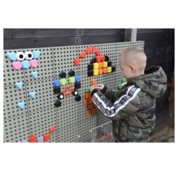 MASTERKIDZ kūrybinei lentai skirti smeigtukai ''Formos'' 64 vnt.