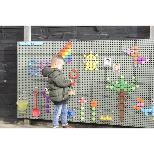 MASTERKIDZ kūrybinei lentai skirti smeigtukai ''Formos'' 64 vnt.