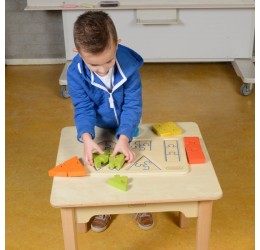 Masterkidz medinė dėlionė ''Geometrinės figūros''