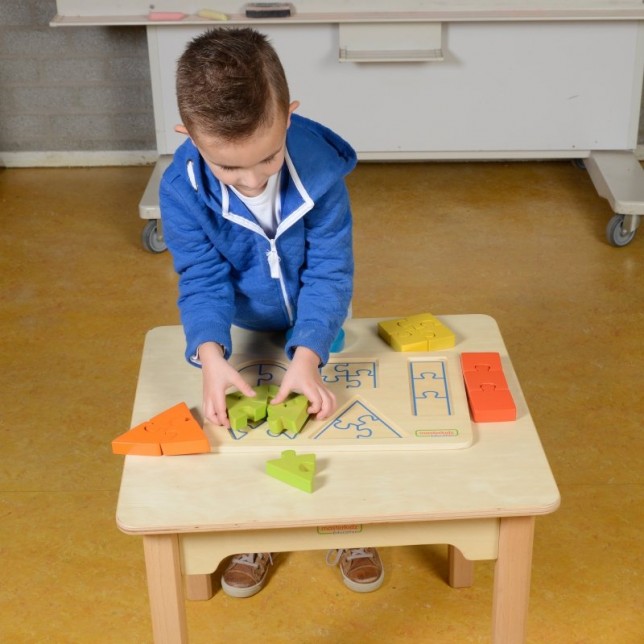 Masterkidz medinė dėlionė ''Geometrinės figūros''