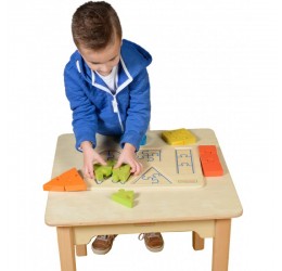 Masterkidz medinė dėlionė ''Geometrinės figūros''