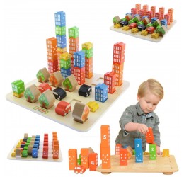 Masterkidz kaladėlių rinkinys ''Miestas''