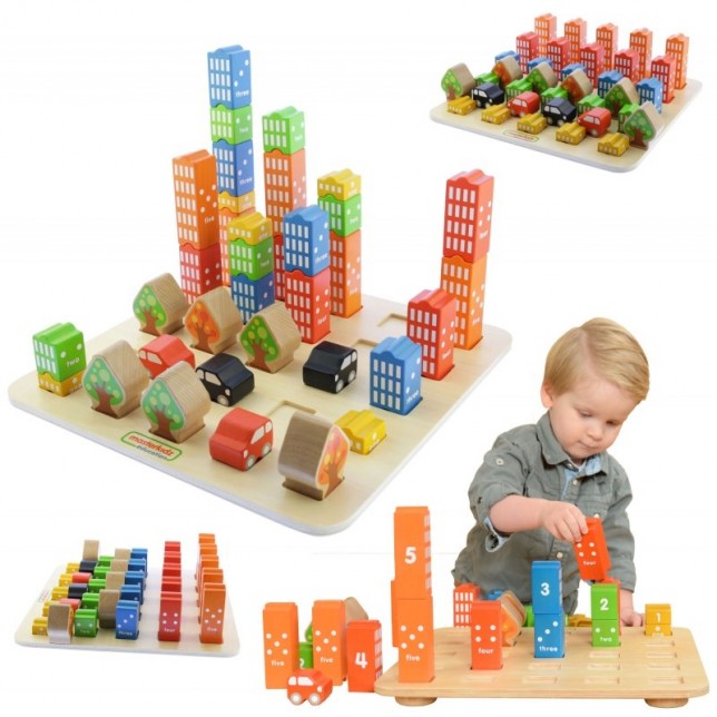Masterkidz kaladėlių rinkinys ''Miestas''