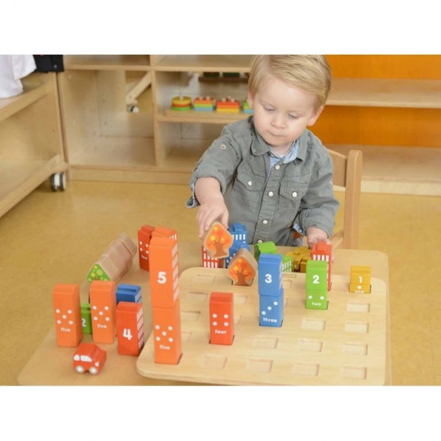 Masterkidz kaladėlių rinkinys ''Miestas''