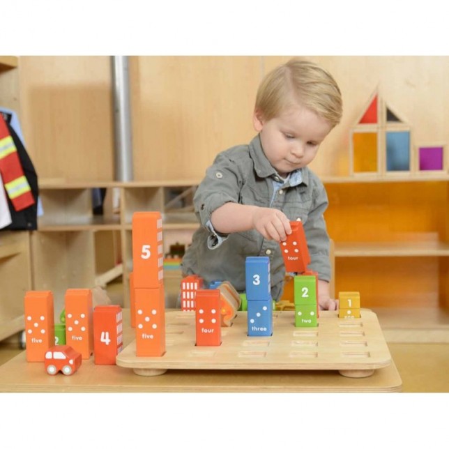 Masterkidz kaladėlių rinkinys ''Miestas''
