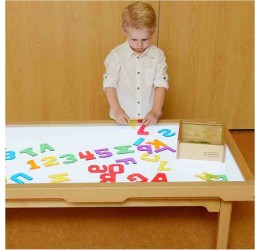 MASTERKIDZ skaidrios raidės ir skaičiai 38 vnt.