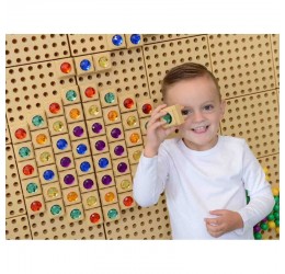 Masterkidz kūrybinei lentai skirti kristaliukai, 72 vnt.