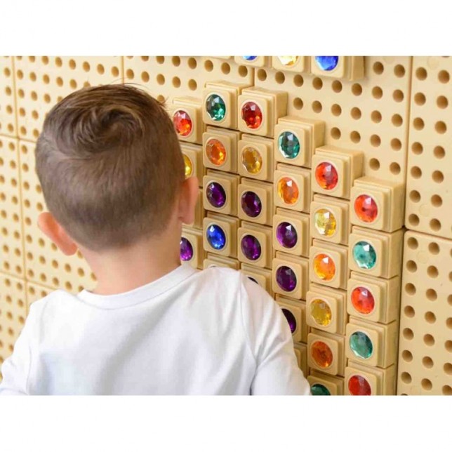 Masterkidz kūrybinei lentai skirti kristaliukai, 72 vnt.