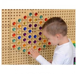 Masterkidz kūrybinei lentai skirti kristaliukai, 72 vnt.