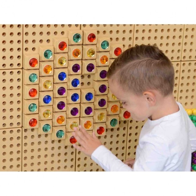 Masterkidz kūrybinei lentai skirti kristaliukai, 72 vnt.