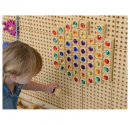 Masterkidz kūrybinei lentai skirti kristaliukai, 72 vnt.