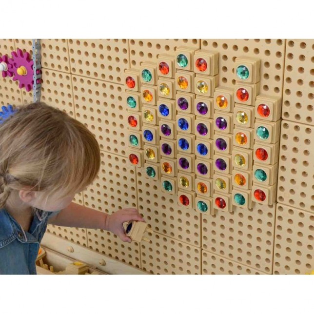 Masterkidz kūrybinei lentai skirti kristaliukai, 72 vnt.