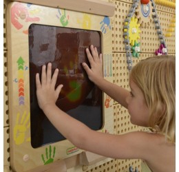 Masterkidz į šilumą reaguojanti edukacinė lenta 46x46cm.