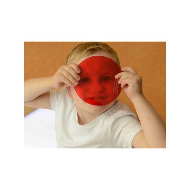 MASTERKIDZ skaidrių - spalvingų geometrinių figūrų rinkinys