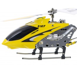 RC geltonos spalvos sraigtasparnis "SYMA S107G"