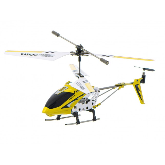 RC geltonos spalvos sraigtasparnis "SYMA S107G"