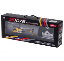 RC geltonos spalvos sraigtasparnis "SYMA S107G"