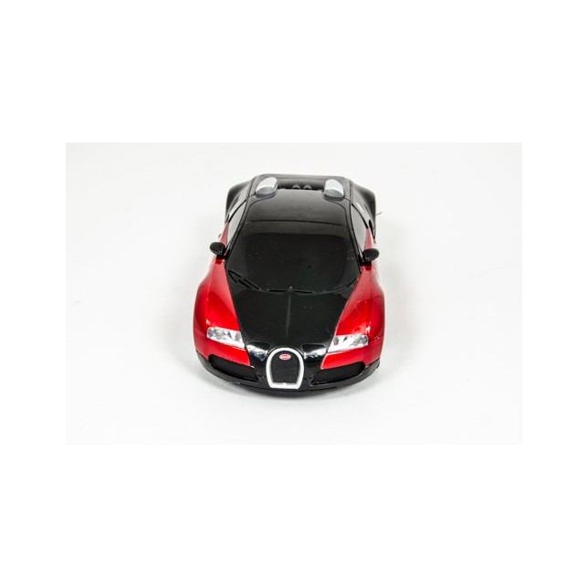 "RC Bugatti Veyron" automobilio licensija 1:24 raudona