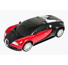 "RC Bugatti Veyron" automobilio licensija 1:24 raudona
