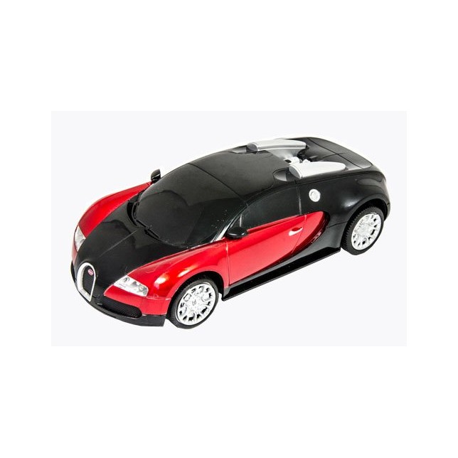 "RC Bugatti Veyron" automobilio licensija 1:24 raudona