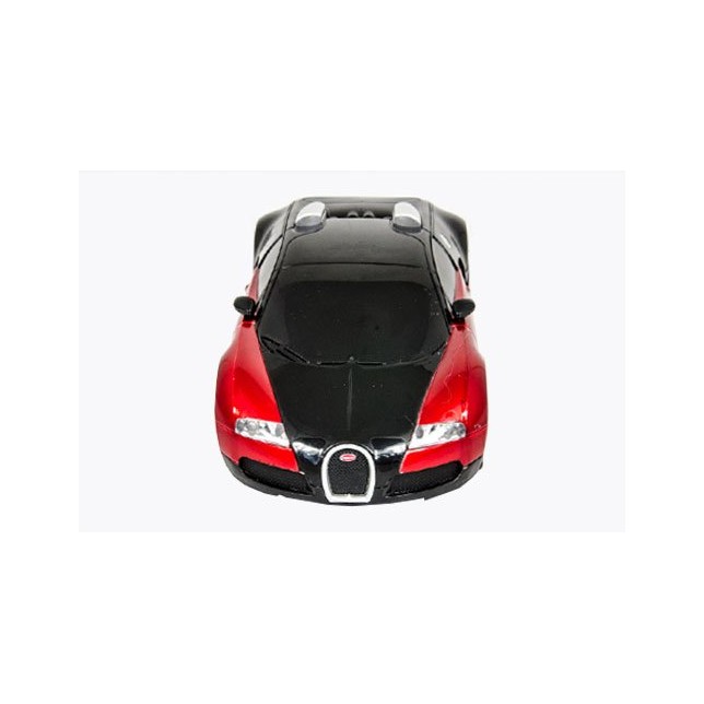 "RC Bugatti Veyron" automobilio licensija 1:24 raudona