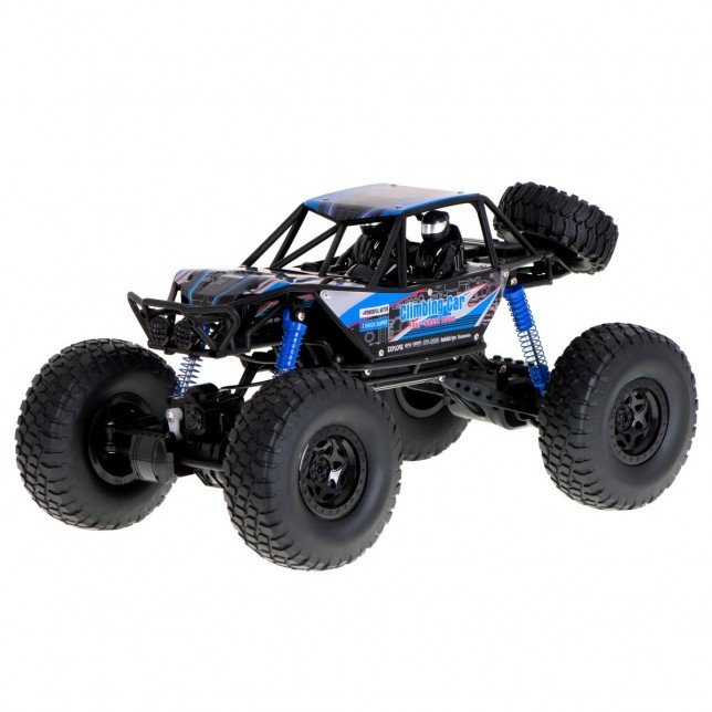 RC kalnų automobilis, mėlynas