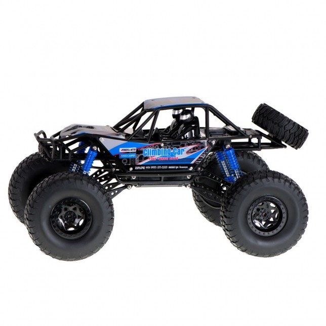 RC kalnų automobilis, mėlynas